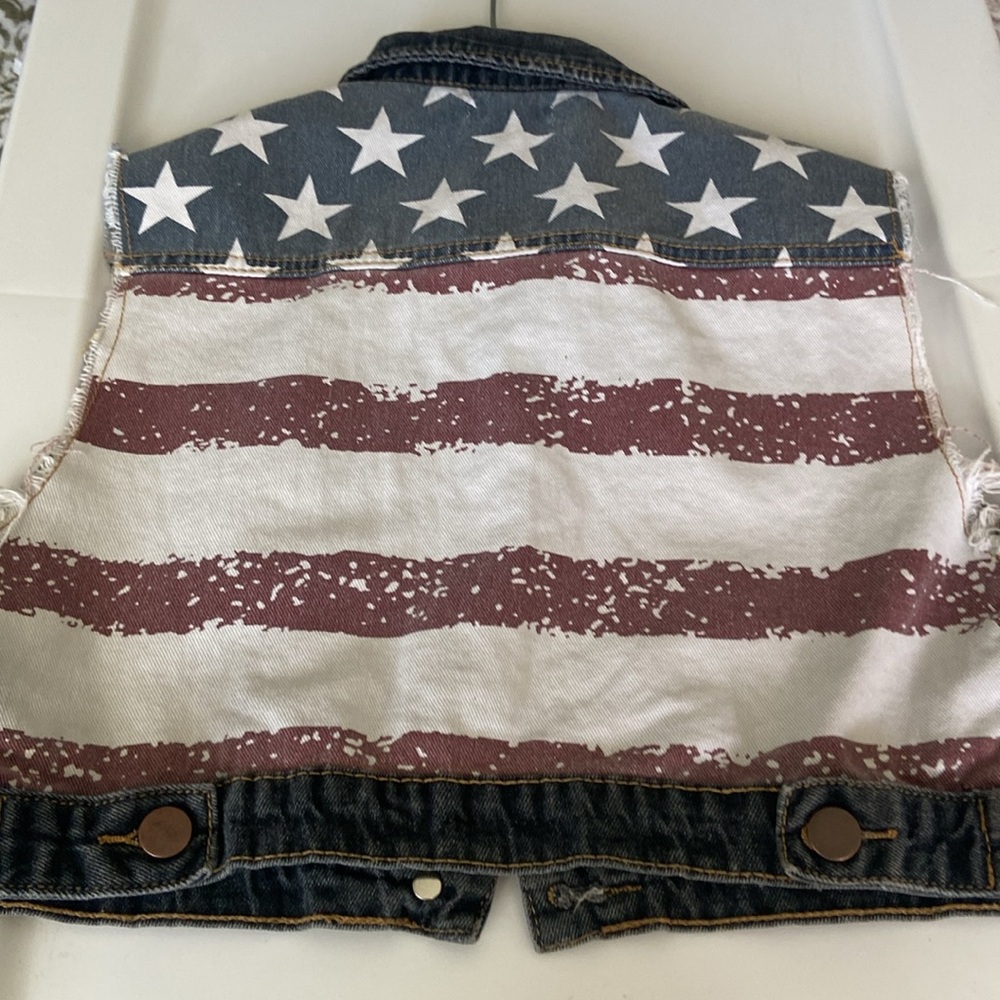 Chloe Star Denim Vest